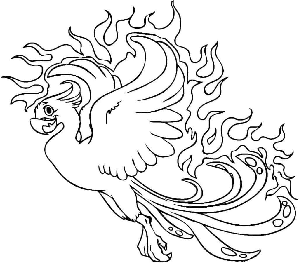 Cartoon Phoenix