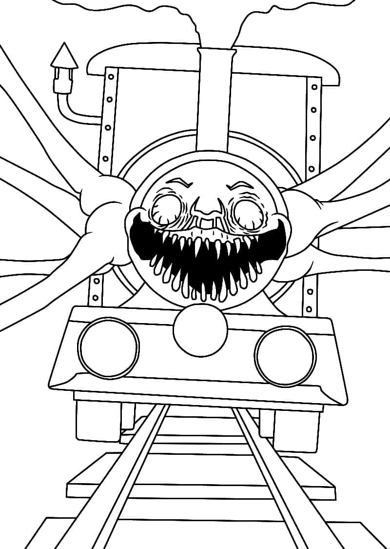 Choo-Choo Charles For Free coloring page - Download, Print or Color ...