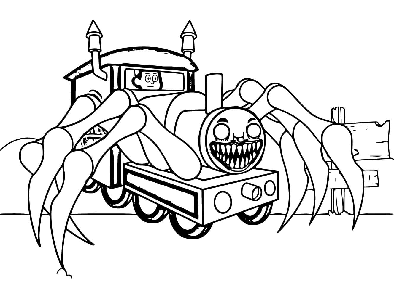 Choo Choo coloring Charles in 2023  Free coloring pages, Train drawing,  Coloring pages