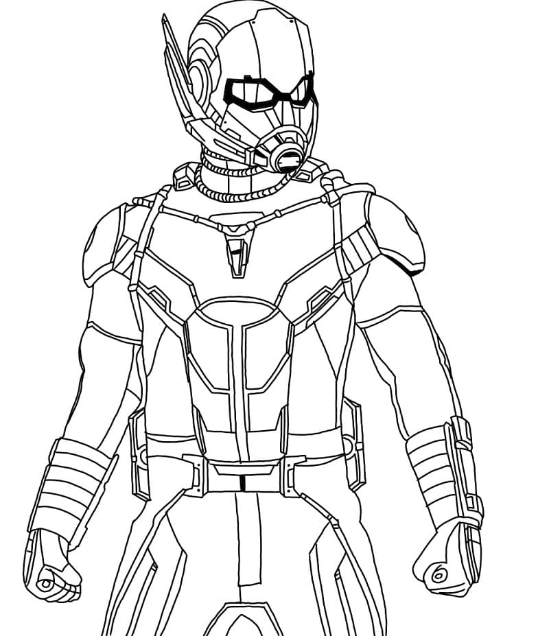 Cool Ant Man Coloring Page Download Print Or Color Online For Free