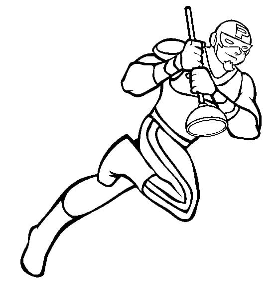 Cool Plumber coloring page