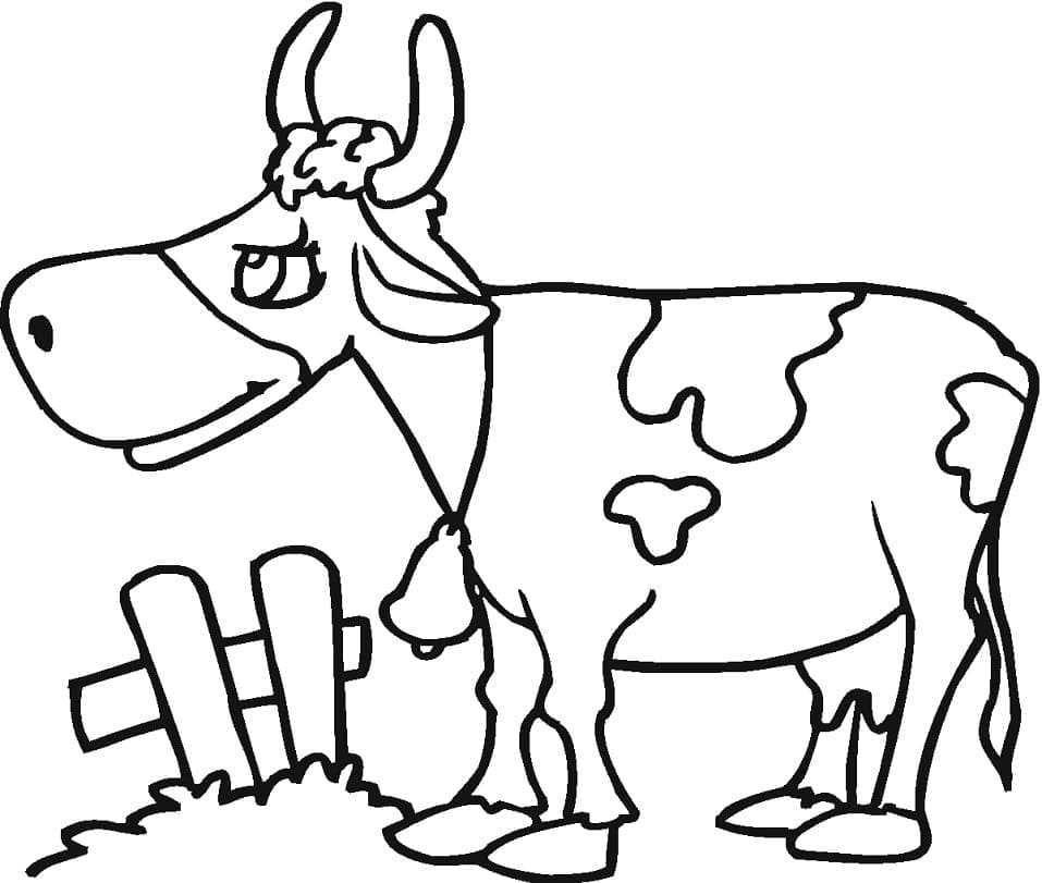 Cow For Free coloring page