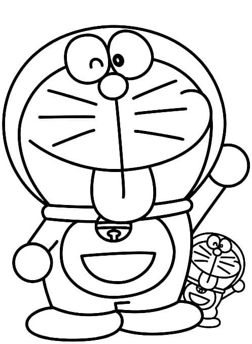 Cute Doraemon coloring page - Download, Print or Color Online for Free