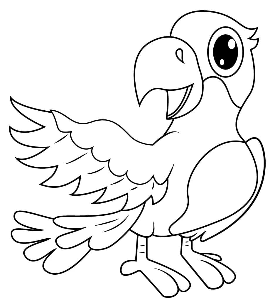 Cute Parrot Printable