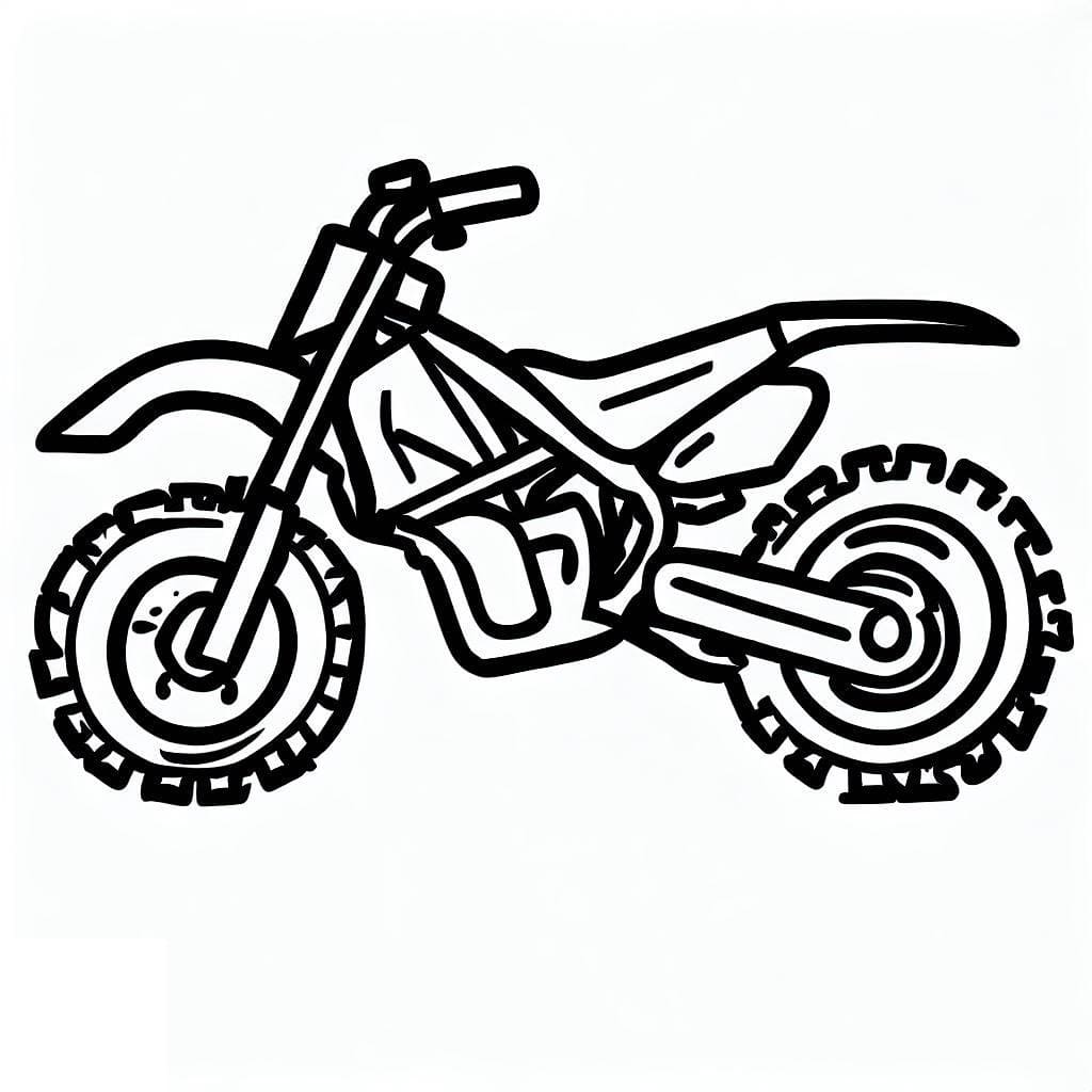 How to draw a dirt bike step by step - Easydrawings.net | Bike drawing  simple, Bike drawing, How to make drawing
