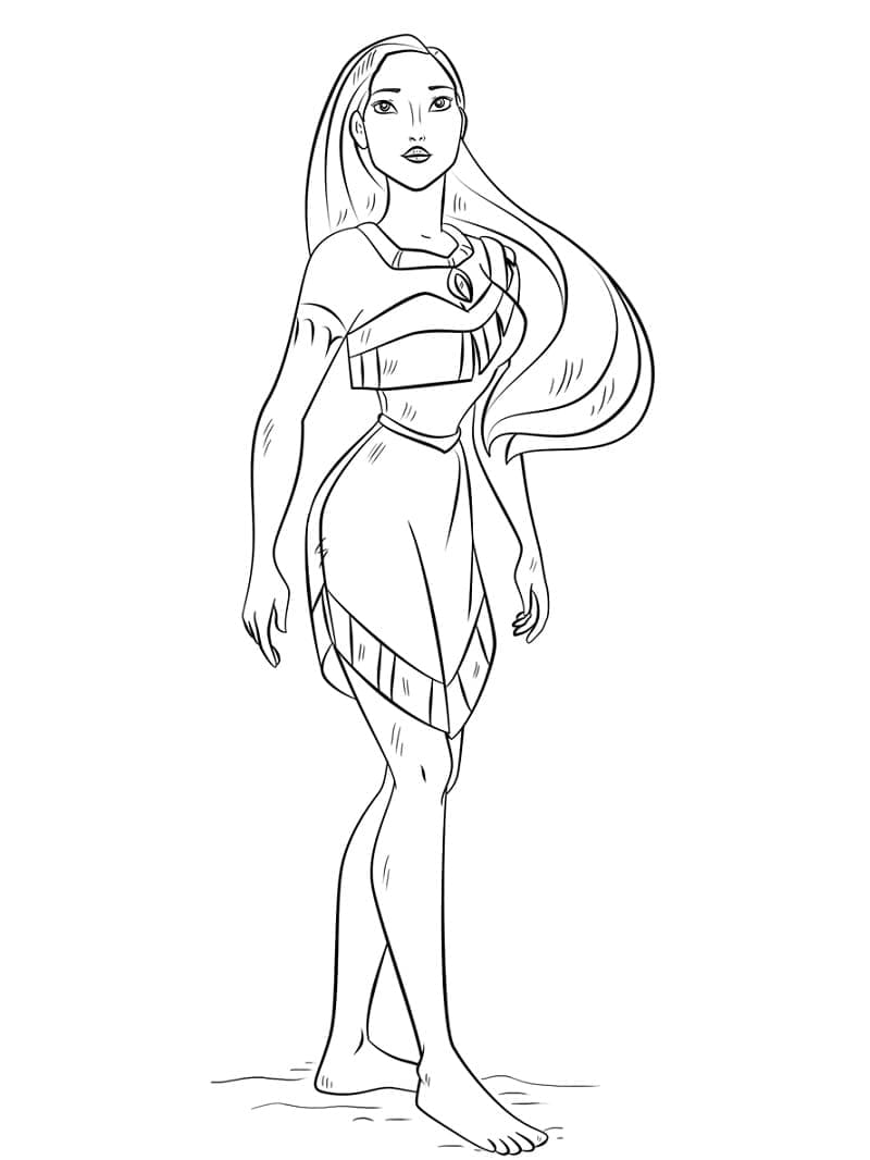 Disney Pocahontas coloring page - Download, Print or Color Online for Free