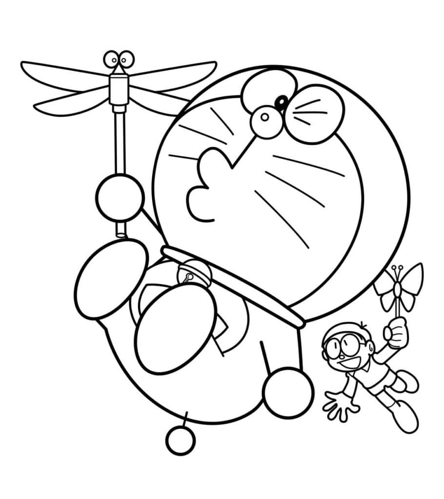 Doraemon and Dragonfly