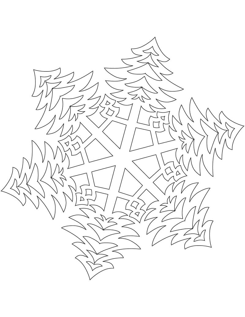 Drawing of Snowflake