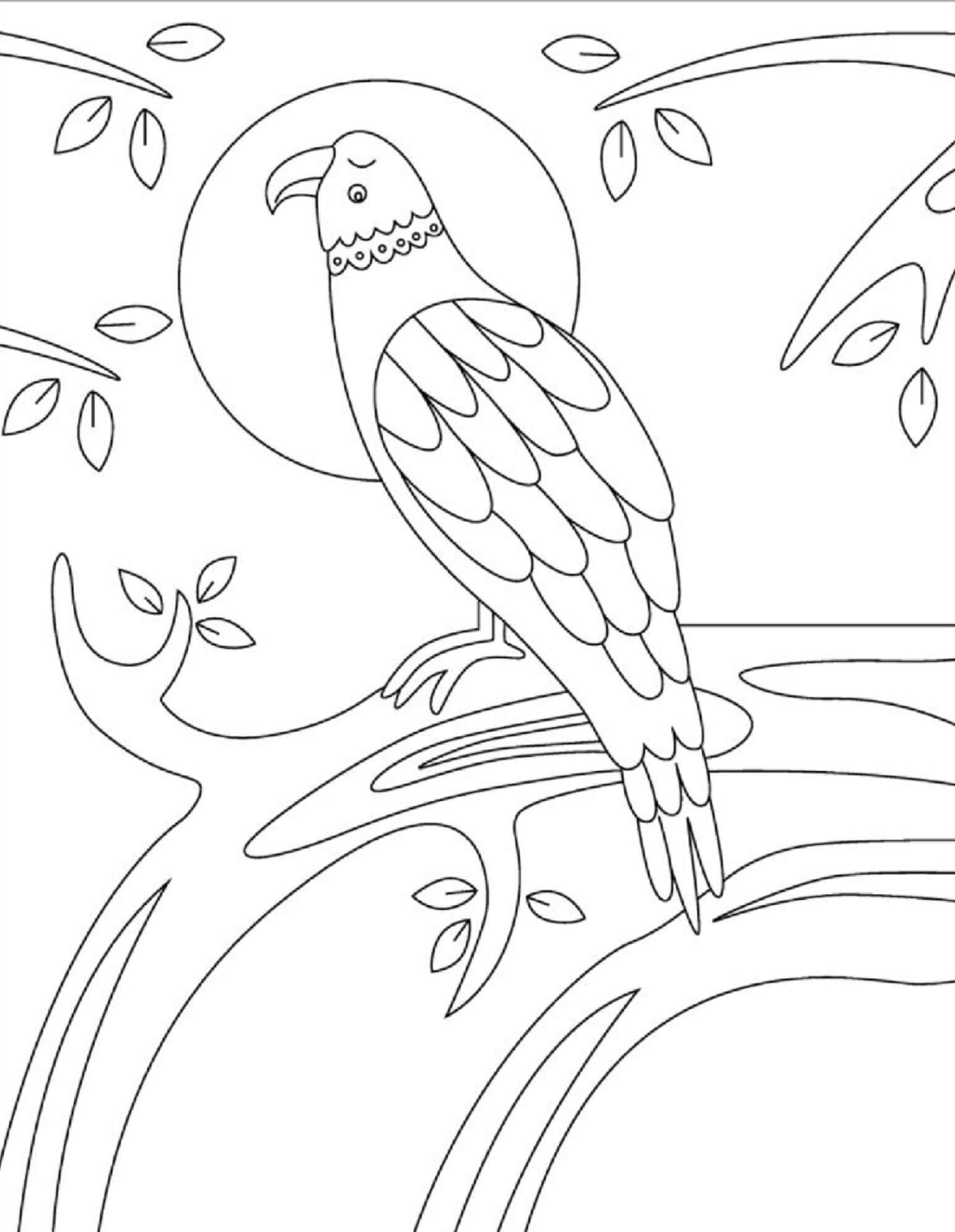 Eagle Free Images coloring page