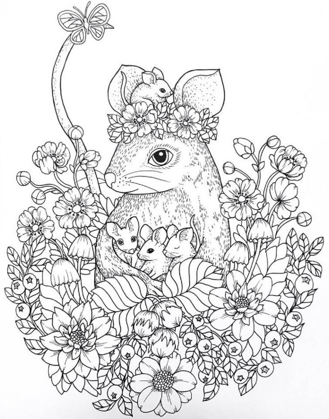 Family Mouse Mandala