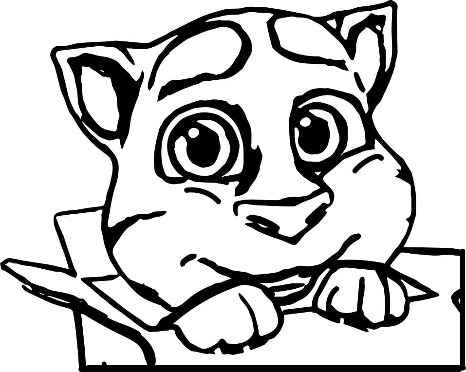 Free Drawing of Talking Tom