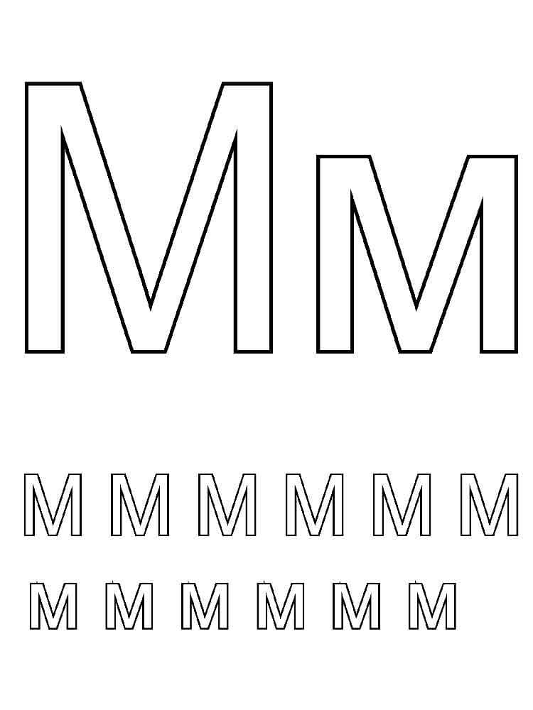 Free Printable Letter M