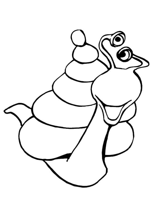 Free Printable Snail coloring page