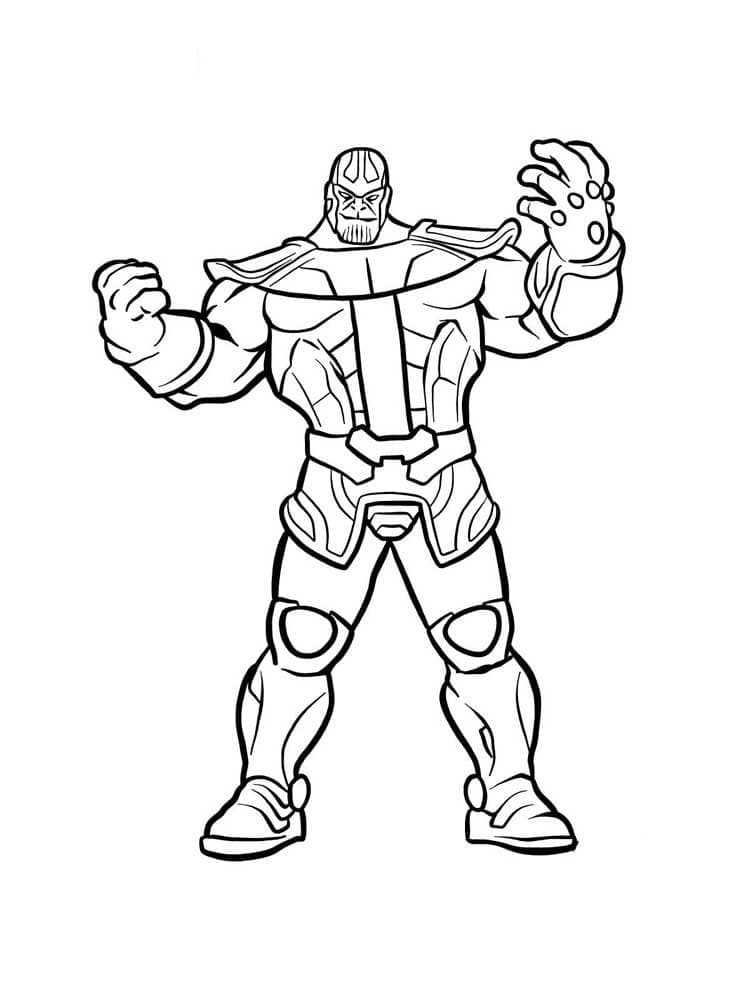Free Printable Thanos coloring page - Download, Print or Color Online ...