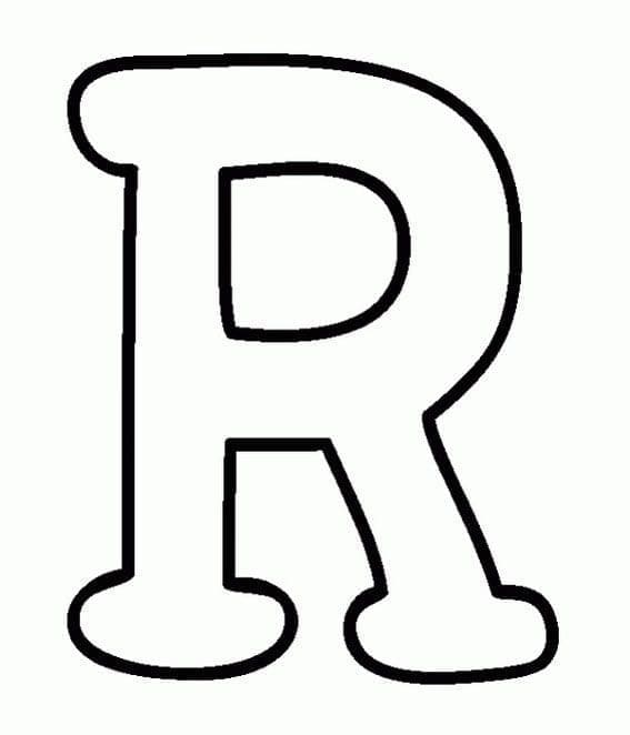 Funny Letter R