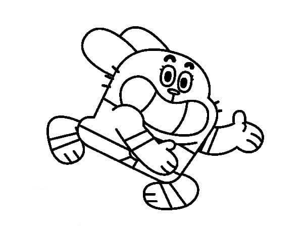 Funny Richard Watterson coloring page