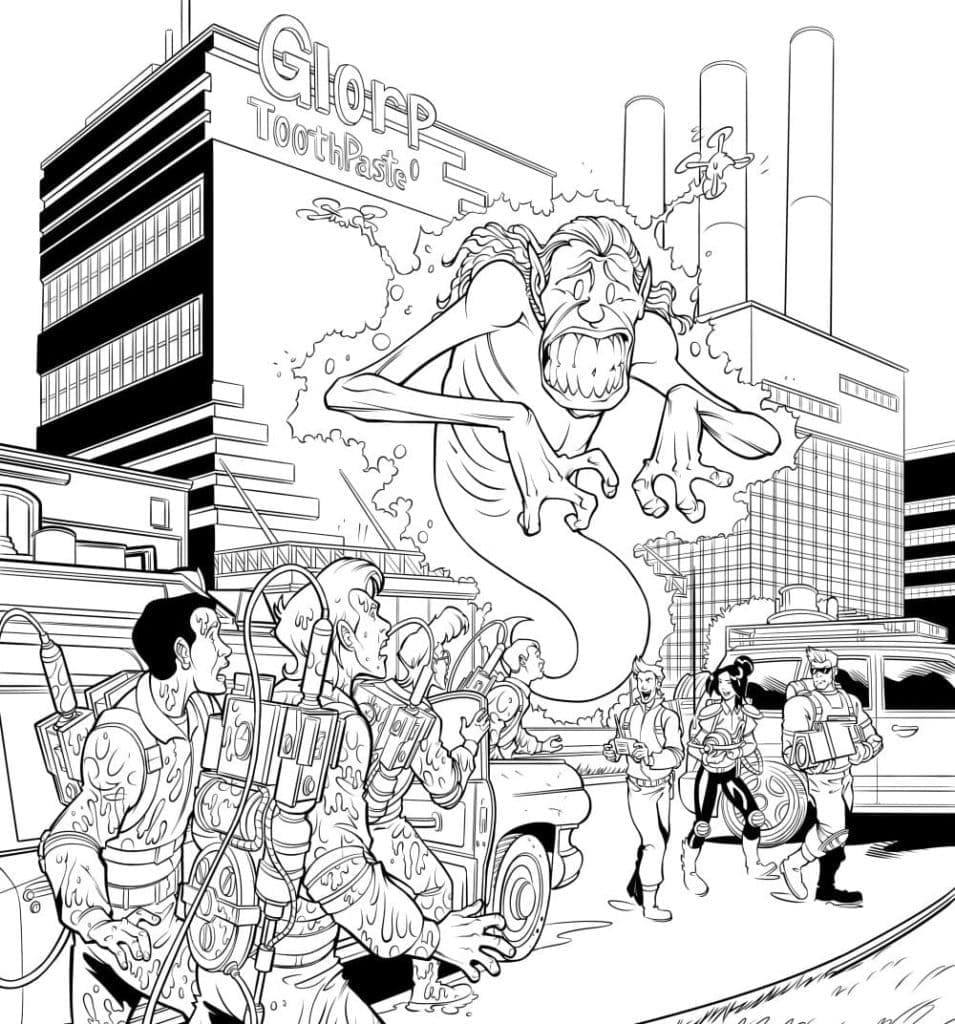 Ghostbusters – Sheet 5 coloring page