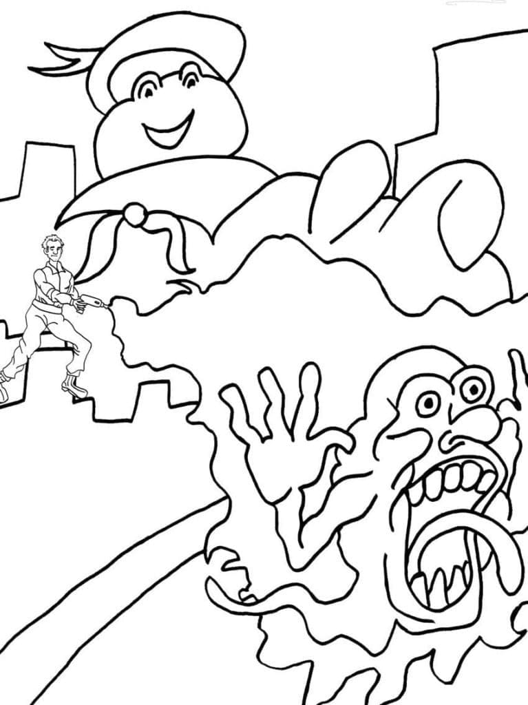 Ghostbusters – Sheet 9 coloring page