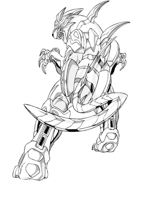 bakugan online coloring pages