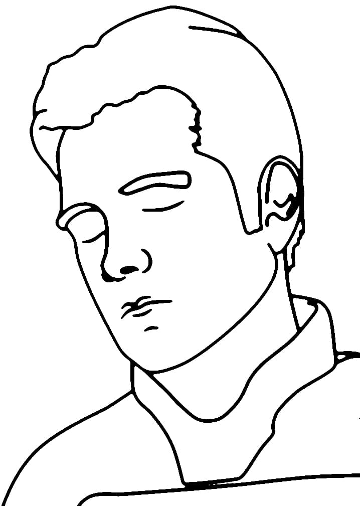 Homelander coloring page