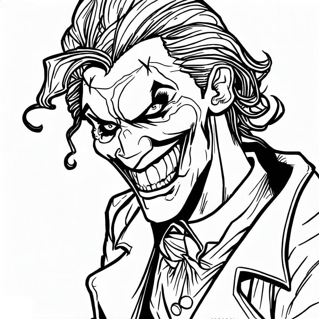 Joker from DC Comics coloring page - Download, Print or Color Online ...