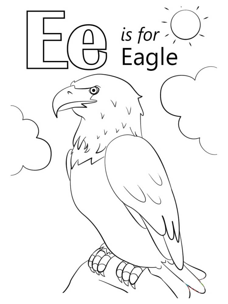 Letter E is For Eagle