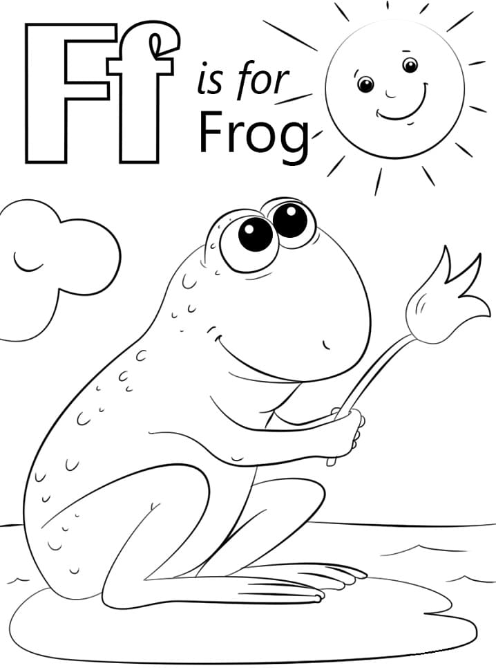 Letter F is For Frog