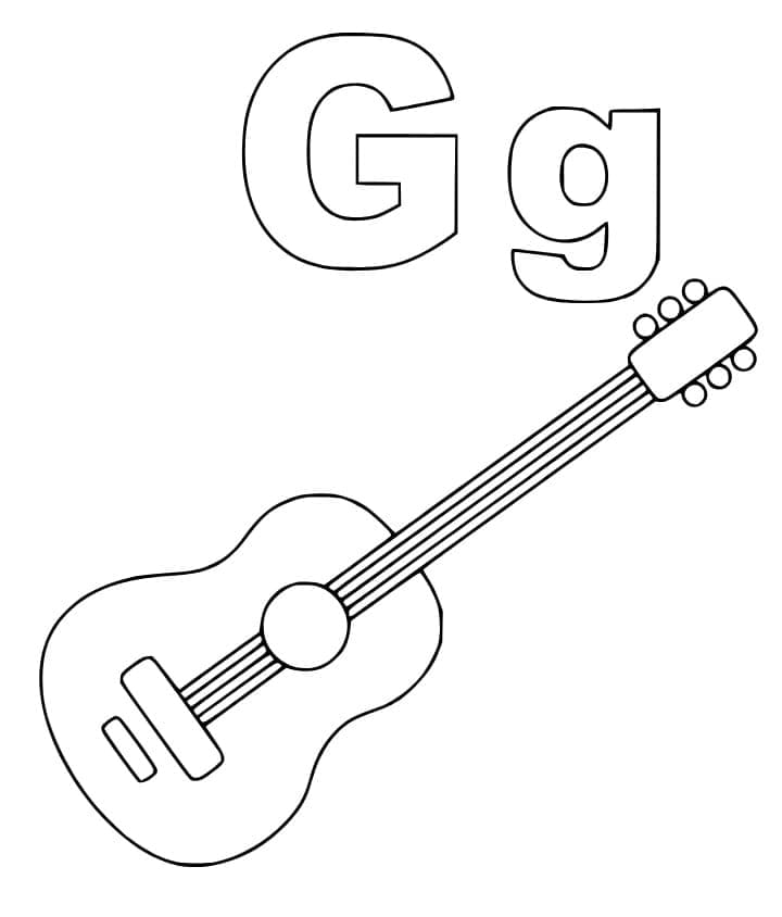 Letter G is For Guitar