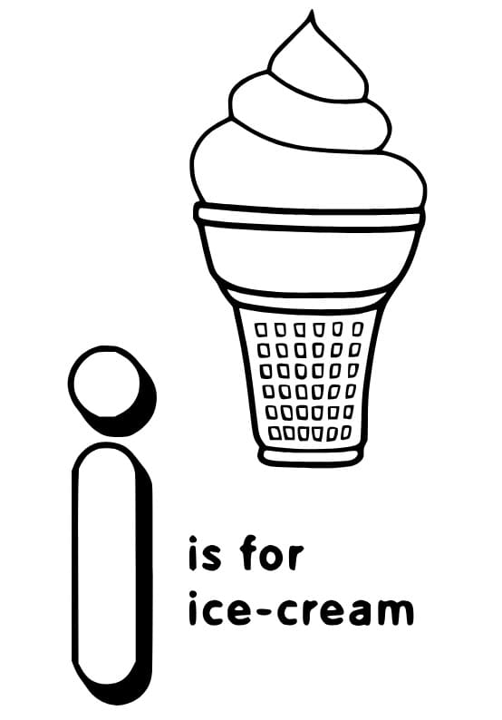 Letter I is For Ice Cream