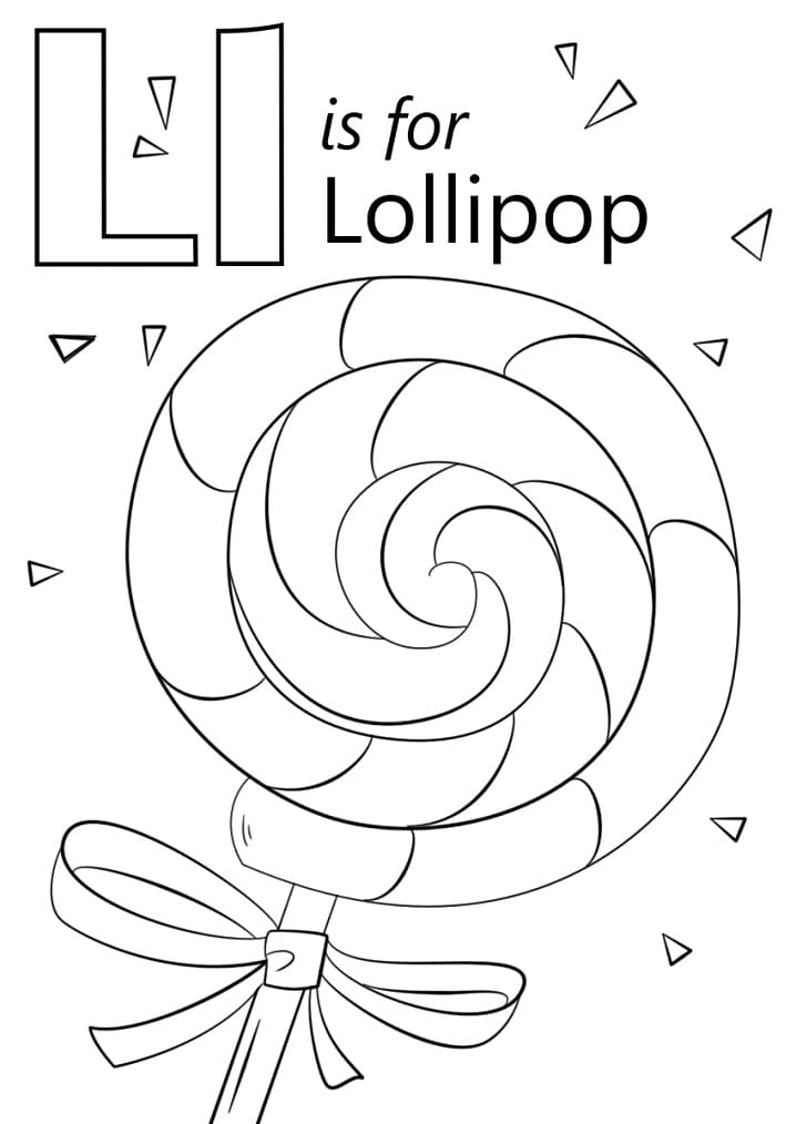 Letter L is For Lollipop