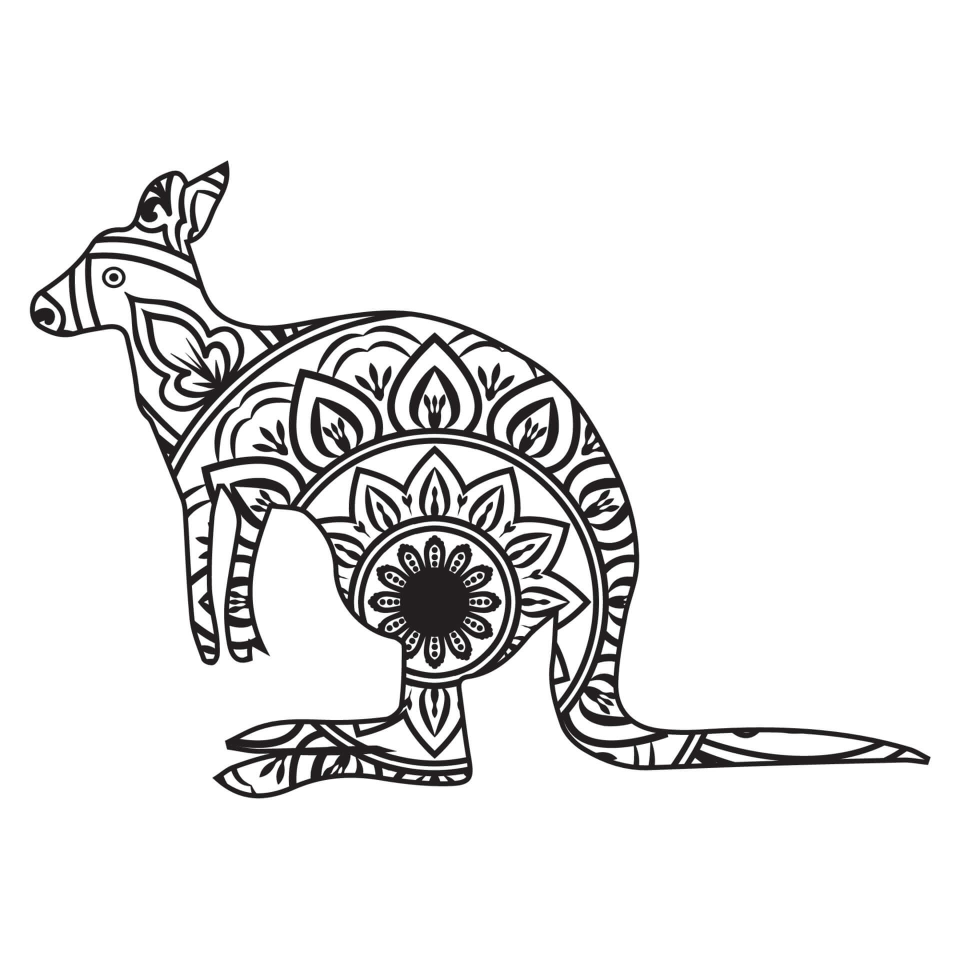 Normal Kangaroo Mandala