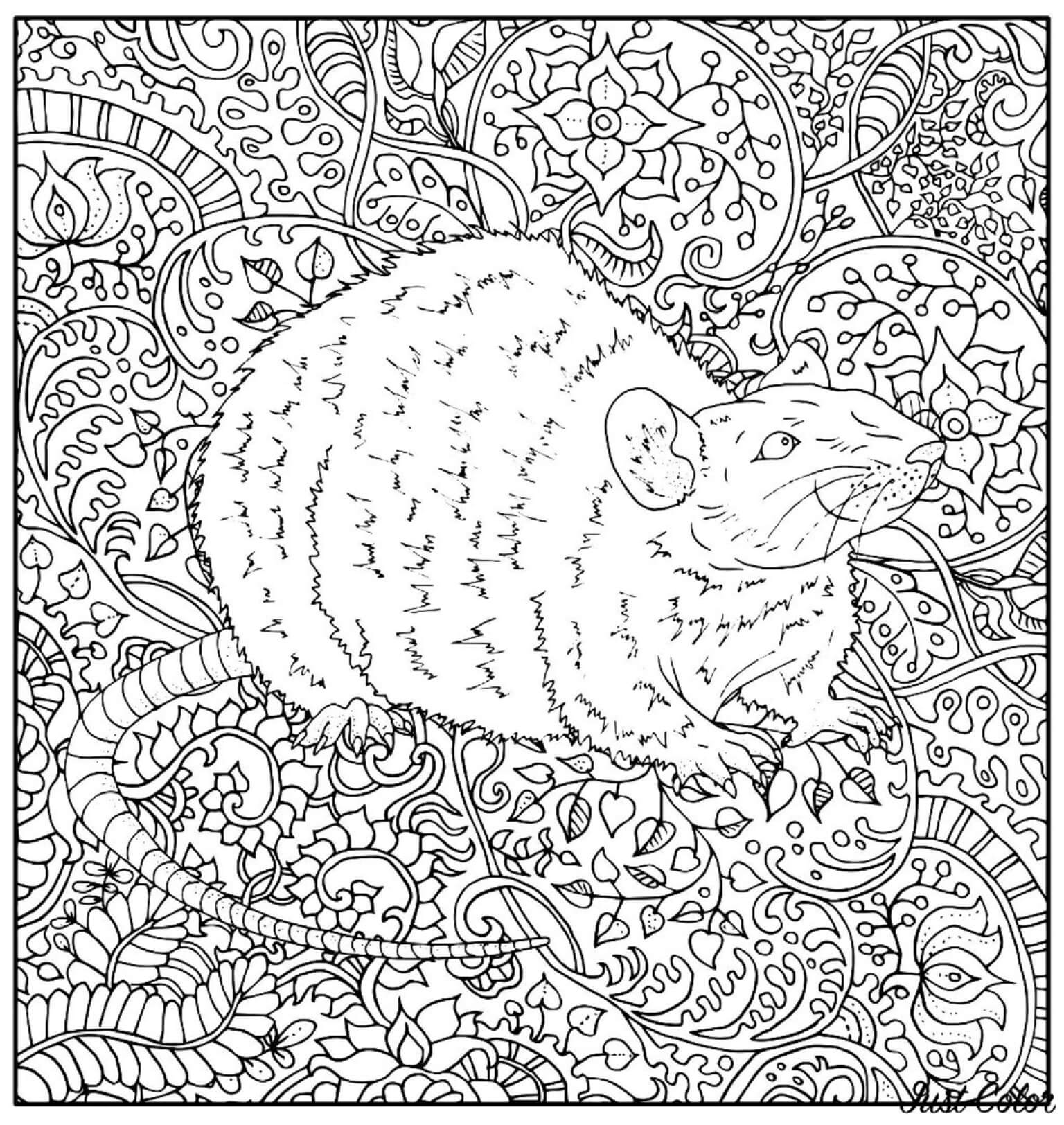 Normal Mouse Mandala