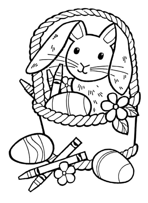 Pencils Specially For Coloring Eggs coloring page