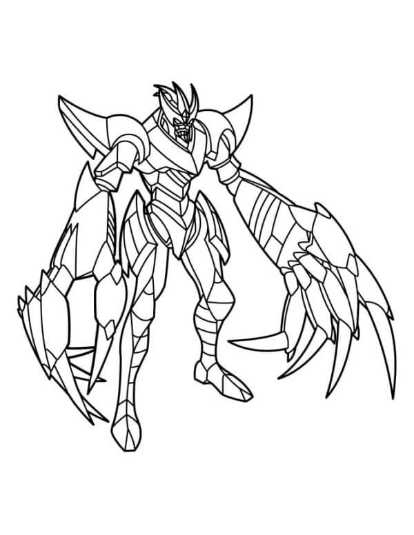 Perfect Dragonoid coloring page