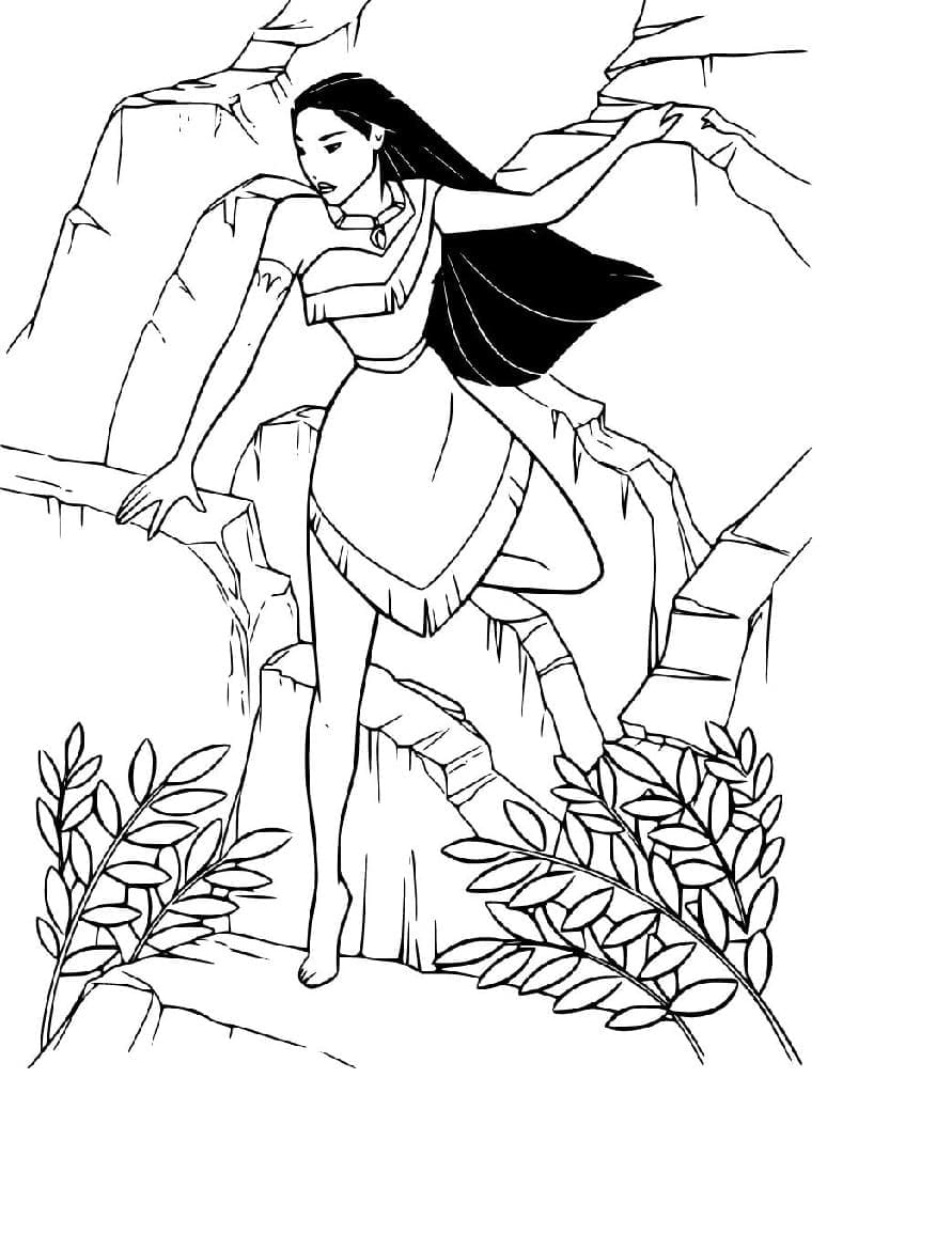 Pocahontas Printable For Kids coloring page