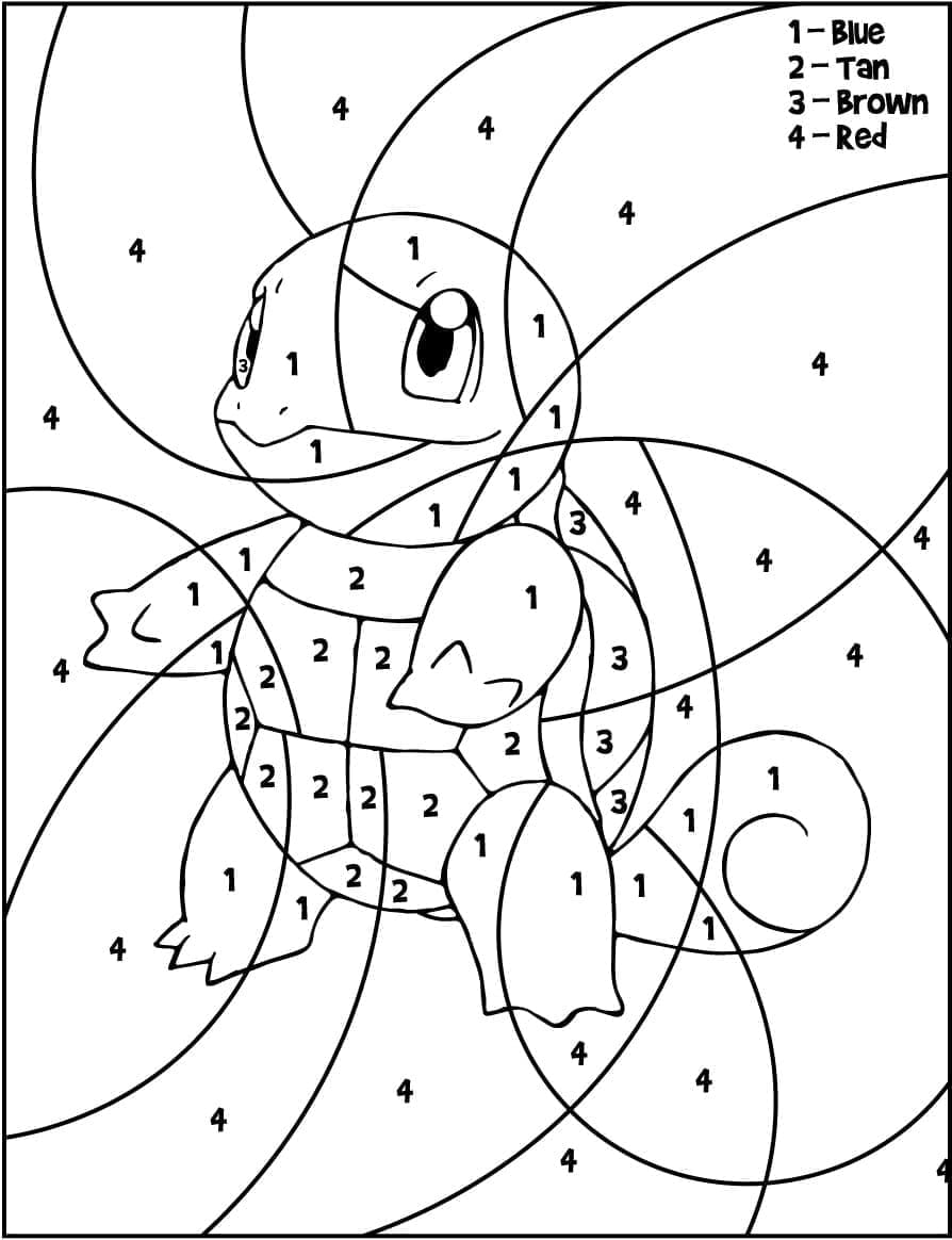 10 Pokémon Coloring Pages Color By Number: Unleash Your Inner Artist and Dive into the World of Pokémon!