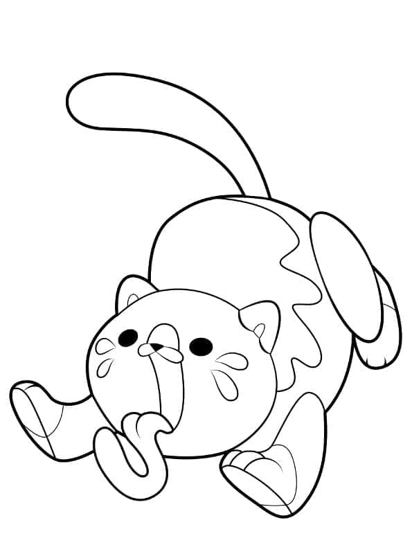 Poppy Playtime Candy Cat coloring page