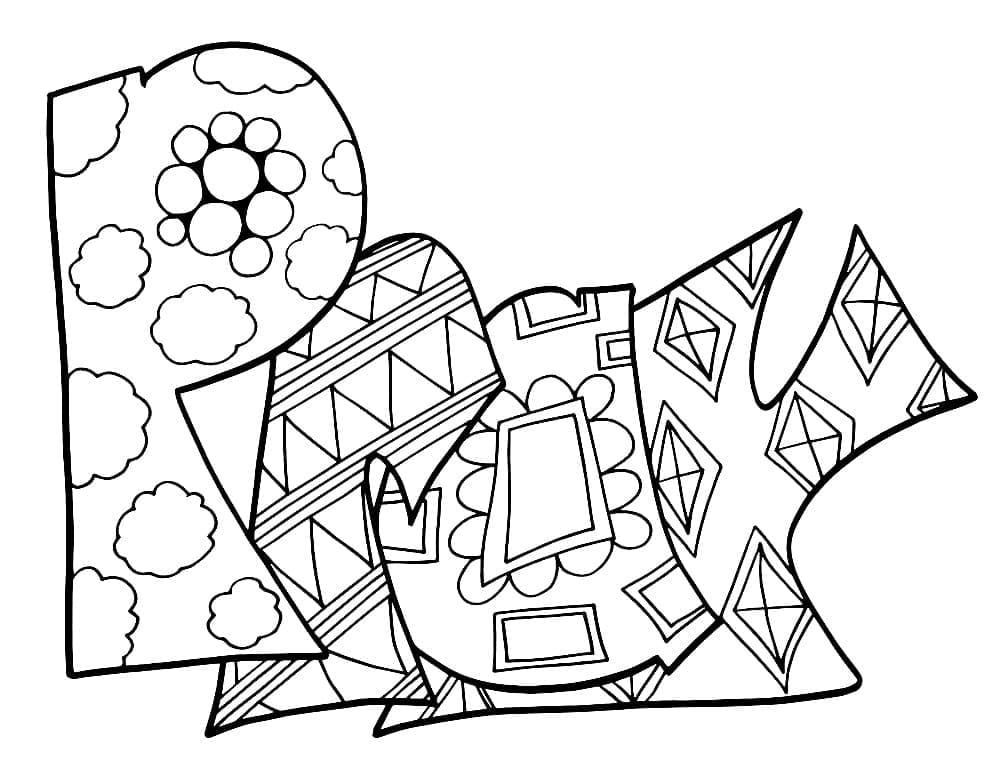 Pray Printable coloring page