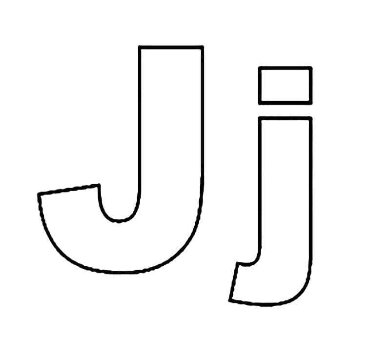 Print Letter J