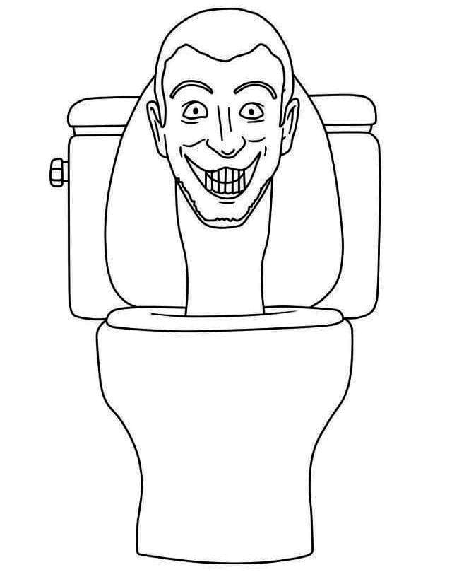 Print Skibidi Toilet coloring page - Download, Print or Color Online for  Free