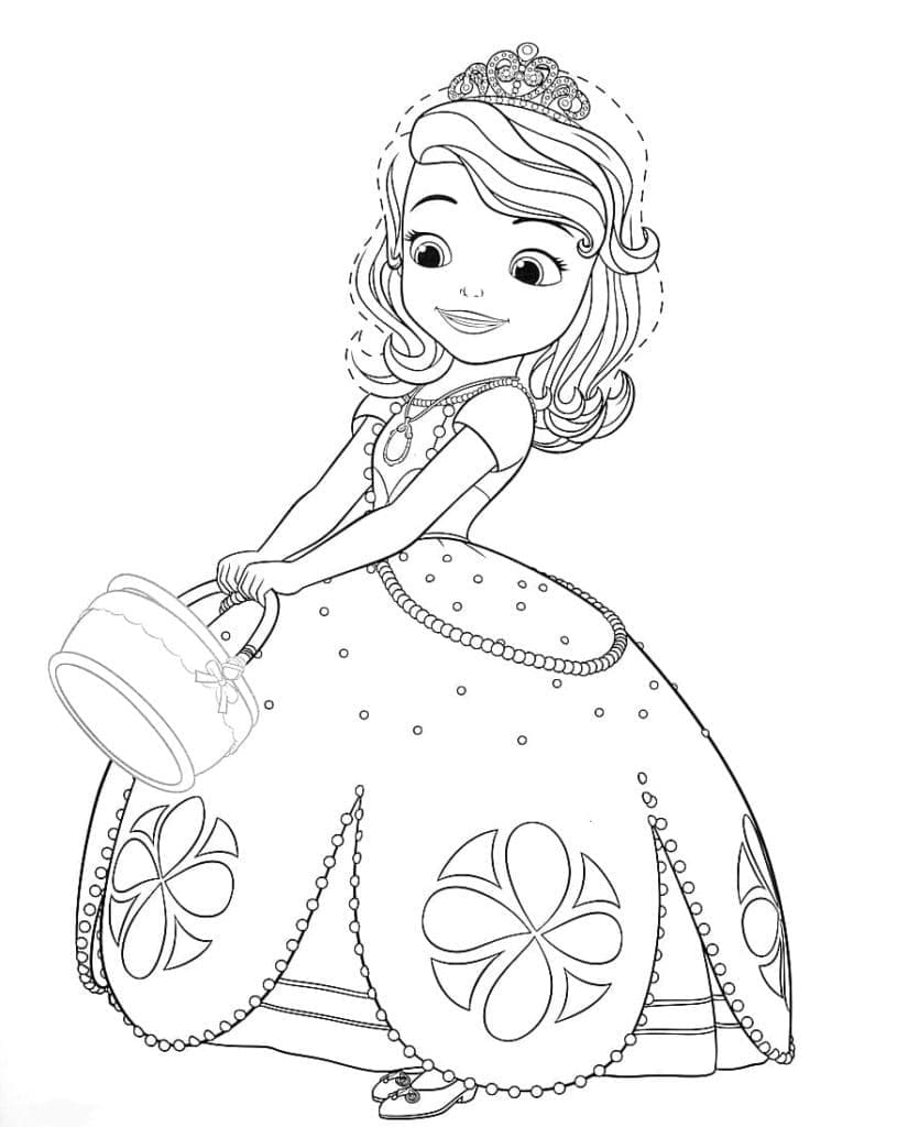 Print Sofia coloring page