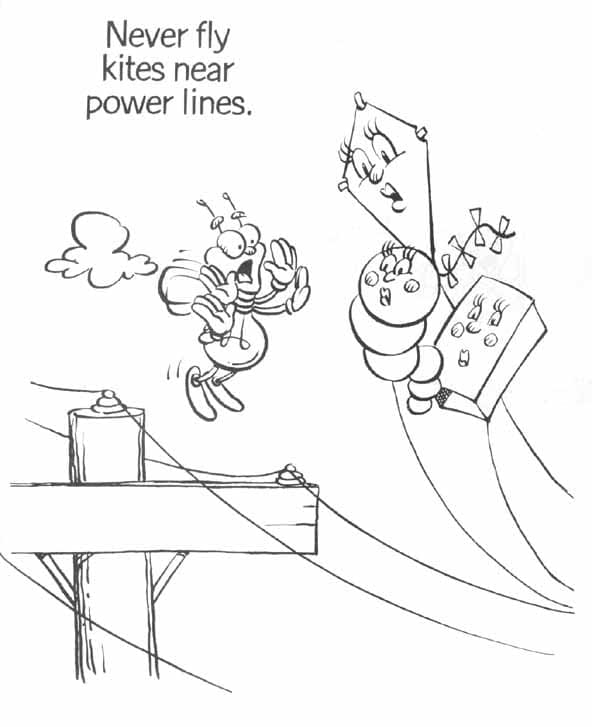 Printable Electrical Safety coloring page - Download, Print or Color ...