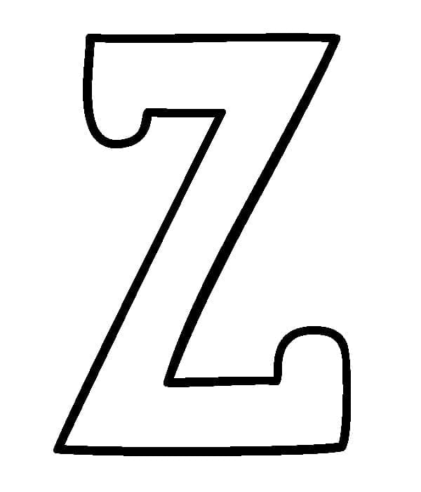 Printable Letter Z