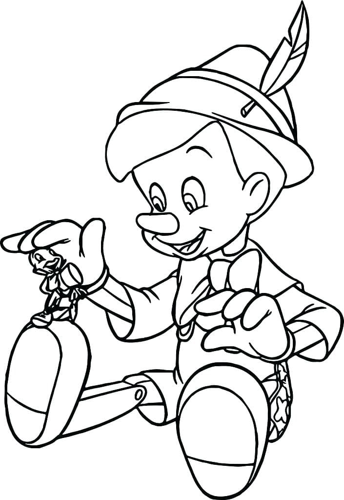 Printable Pinocchio coloring page - Download, Print or Color Online for ...