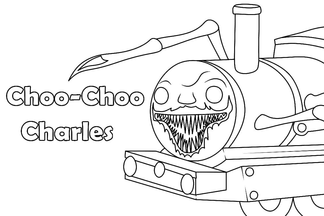 Choo-Choo Charles coloring pages - ColoringLib