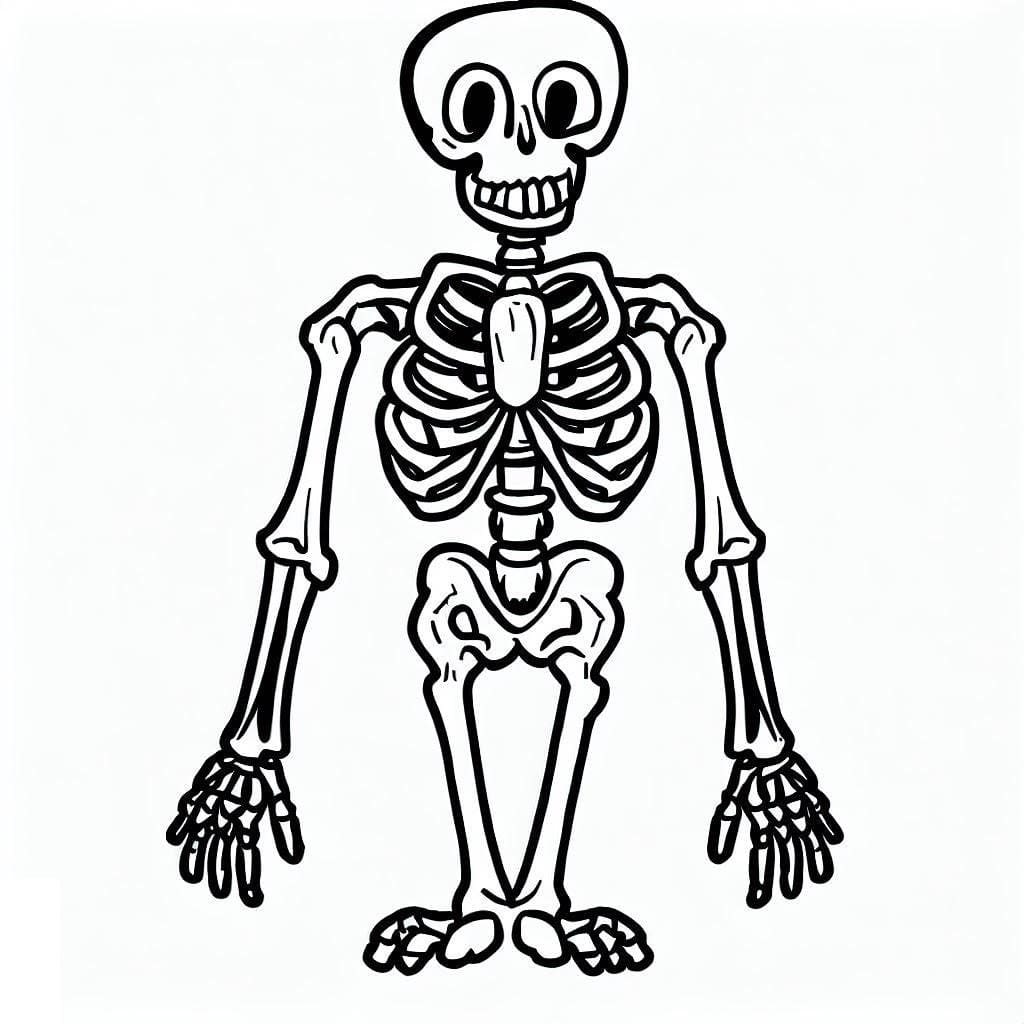 Skeleton coloring pages - ColoringLib