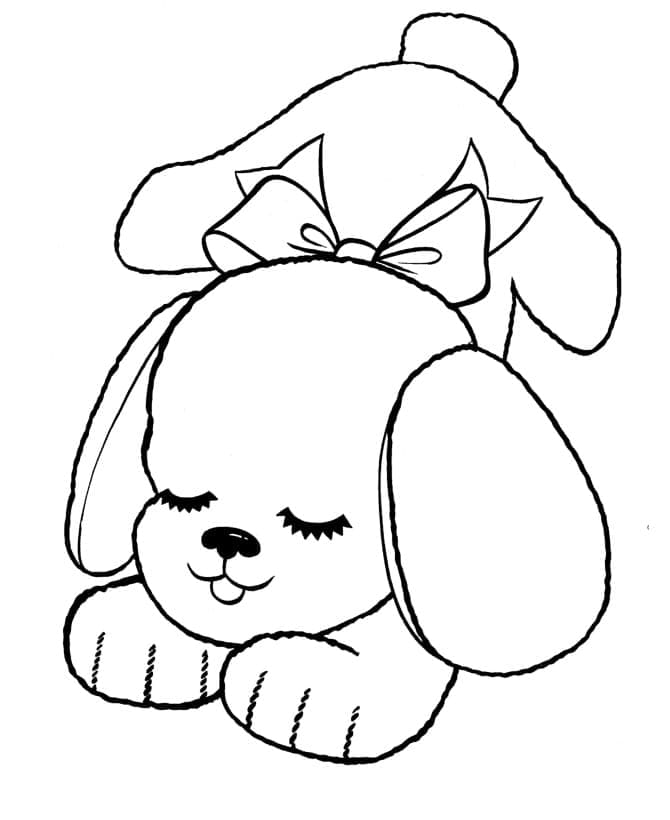 Small Puppy coloring page