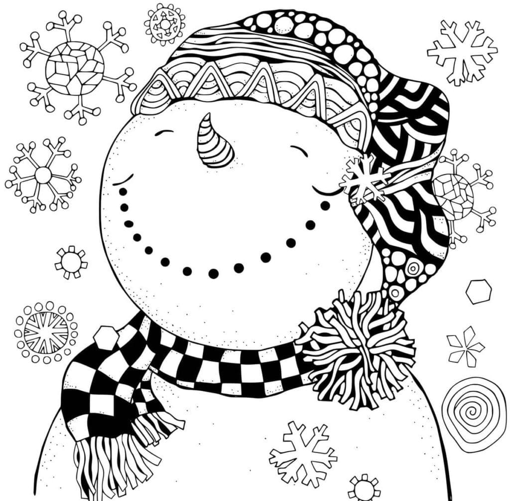 Snowflakes coloring pages - ColoringLib