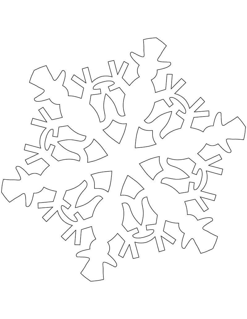 Snowman Snowflake