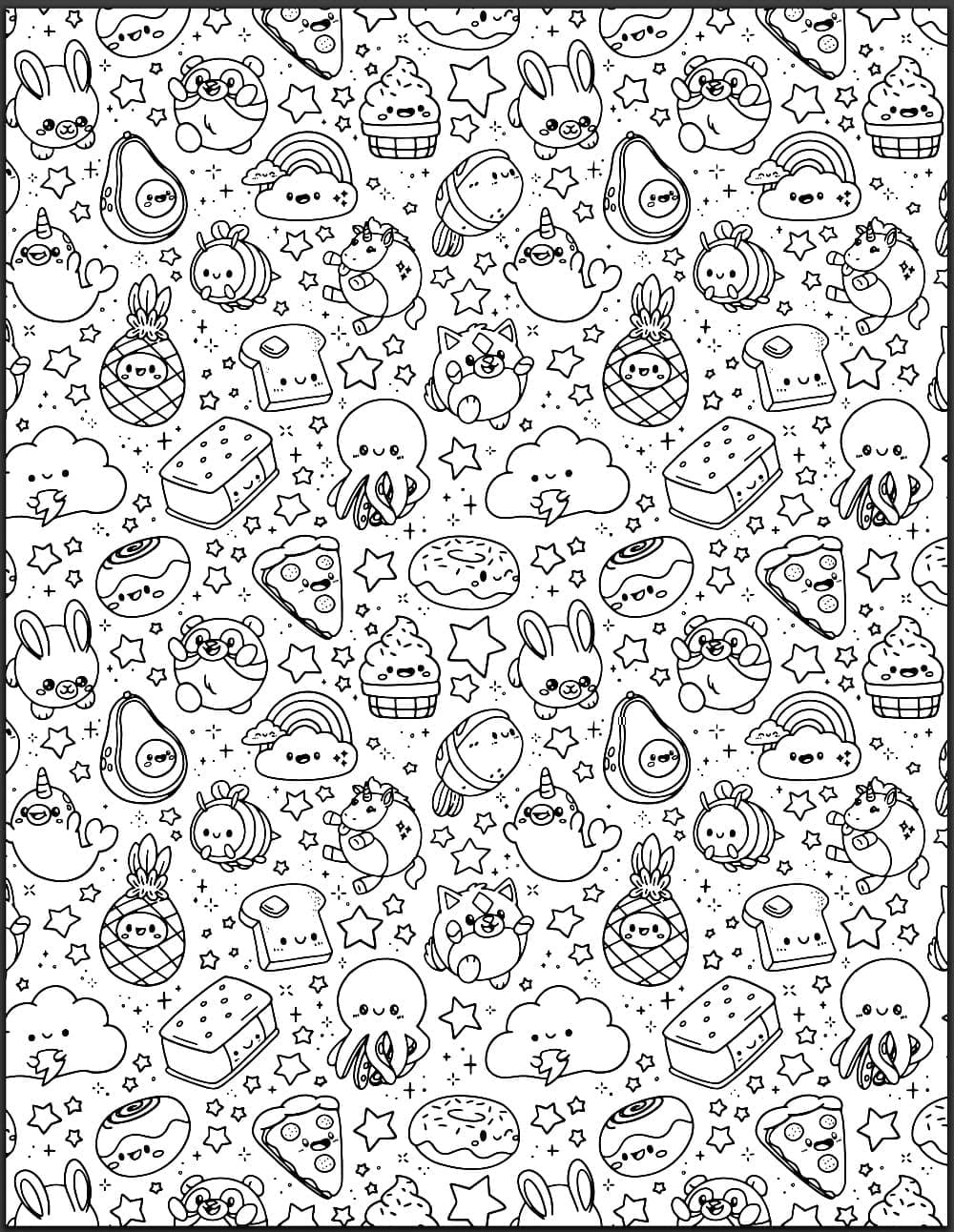 Squishmallows Kawaii coloring page - Download, Print or Color Online ...